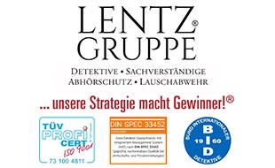 Logo von Detektei Lentz & Co. GmbH