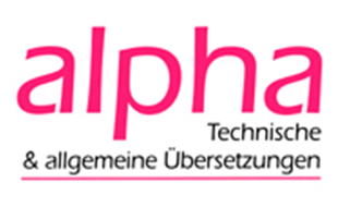 Logo von alpha Übersetzungsbüro Übersetzungen