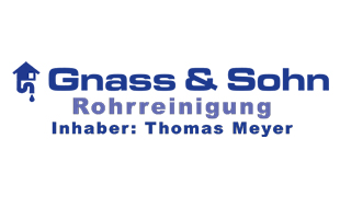 Logo von Gnass & Sohn Rohrreinigung, Inh. Thomas Meyer