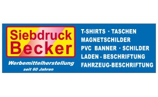Logo von BECKER Siebdruck & Druckerei Rinas