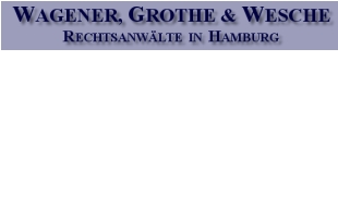 Logo von Wagener, Grothe & Wesche Rechtsanwälte