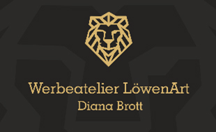 Logo von Werbeatelier LöwenArt Diana Brott