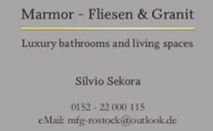 Logo von Marmor - Fliesen & Granit