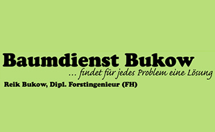 Logo von Baumdienst Bukow Dipl. Forsting / (FH) Reik Bukow