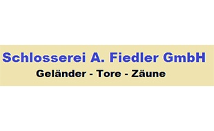 Logo von Schlosserei A. Fiedler GmbH Schlosserei, Metallbau