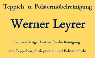 Logo von Leyrer Werner Teppichboden- u. Polstermöbelreinigung