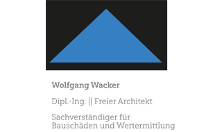Logo von Wacker Wolfgang Dipl.-Ing. Freier Architekt