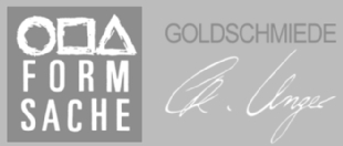 Logo von FORMSACHE UNGER Goldschmiedemeisterin Claudia Ricarda Unger