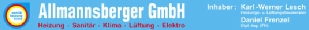 Logo von Allmannsberger GmbH Heizung u. Sanitär