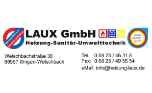 Logo von LAUX GMBH, Heizung-Sanitär-Umwelttechnik