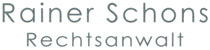 Logo von Schons Rainer Rechtsanwalt