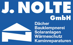 Logo von J. NOLTE GmbH, Dächer / Bauklempnerei / Photovoltaik / Wärmeschutz