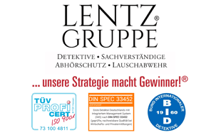 Logo von Detektei Lentz & Co. GmbH