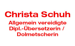 Logo von Schuh Christa Vereidigte Dipl.-Übersetzerin/Vereidigte Dolmetscherin