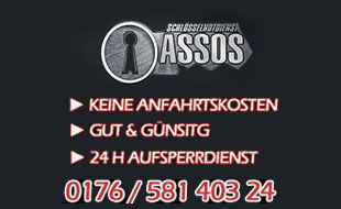 Logo von ASSOS 24 H SCHLÜSSELNOTDIENST KEINE ANFAHRTSKOSTEN