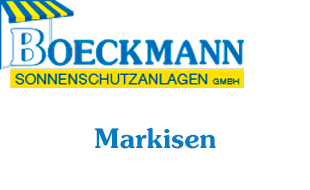 Logo von BOECKMANN MARKISEN GMBH / Sonnenschutz / Automatisierung / Steuerung / Fenster / Türen / Garagentore