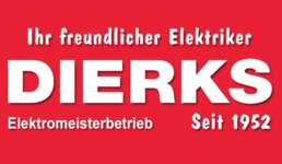 Logo von Dierks seit 1952- Ihr freundlicher Elektromeisterbetrieb