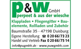 Logo von Bauelemente p & w GmbH