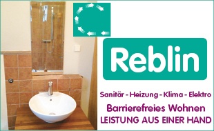 Logo von Reblin GmbH - Heizung und Sanitär - Meisterbetrieb