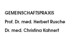 Logo von Gemeinschaftspraxis Prof. Dr. med. Herbert Rusche & Dr. med. (univ.) Christian Rusche