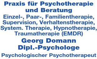 Logo von Domann Georg Dipl.-Psychologe, Psychologischer Psychotherape