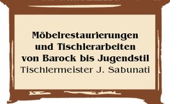 Logo von Möbelrestaurierungen Tischlereimeister J. Sabunati