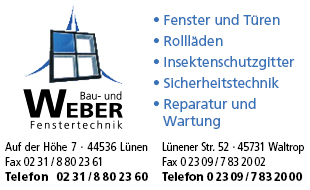 Logo von Bau- u. Fenstertechnik Weber
