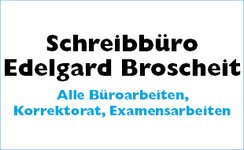 Logo von Broscheit Edelgard Schreibbüro