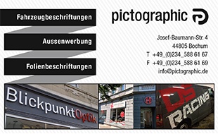 Logo von Acrylschilder, Autobeschriftungen, Beschriftungen und Außenwerbung Pictographic Arnd Schürmann