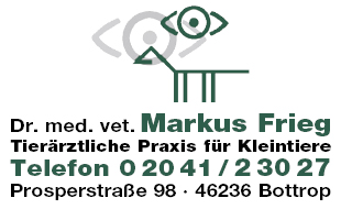 Logo von FRIEG Markus Dr. med. vet. Tierarztpraxis für Kleintiere