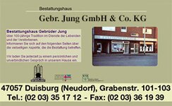 Logo von Bestattungshaus Gebr. Jung KG