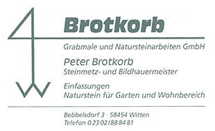 Logo von Brotkorb Grabmale und Naturstein GmbH