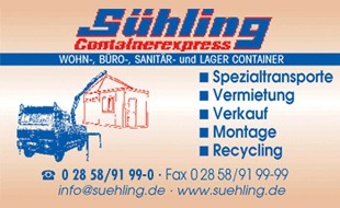 Logo von Container-Express Sühling GmbH