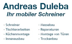 Logo von Duleba Andreas, Ihr mobiler Schreiner