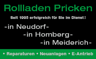 Logo von Rollladen Pricken - Reparaturen, Neuanlagen, E-Antrieb seit 1995