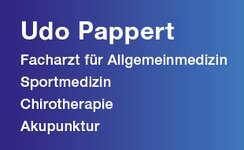 Logo von Pappert Udo - Facharzt f. innere u. Allg.med., Sportmed., Chirotherapie, Akupunktur