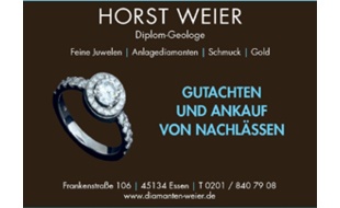 Logo von Goldankauf Weier Horst Diplom- Geologe, Sachverständiger für Juwelen und Schmuck