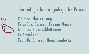 Logo von Lang Florian Dr. med., Menzel Thomas PD Dr. med., Schlotthauer K. Dr. med. Kardiologische - Angiologische Praxis