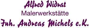 Logo von Alfred Widrat Malerwerkstätte , Inh. Andreas Michels e.K.