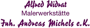 Logo von Alfred Widrat Malerwerkstätte, Inh. Andreas Michels e.K.