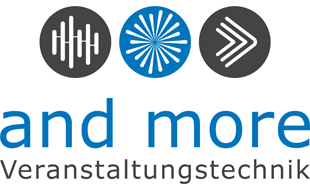Logo von and more Veranstaltungstechnik GmbH
