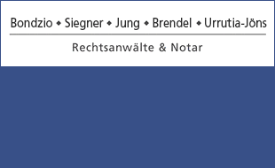 Logo von Bondzio - Siegner - Jung - Brendel - Urrutia-Jöns Rechtsanwälte und Notar