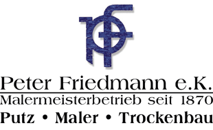 Logo von Peter Friedmann e.K. Inh. Ralf Bissbort, Malermeisterbetrieb