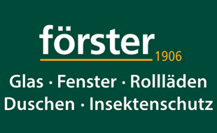 Logo von Glaserei Förster GmbH Meisterfachbetrieb mit eigener Ausstelllung