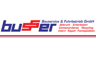 Logo von Busser Bauservice und Fuhrbetrieb GmbH Containerdienste Abbrucharbeiten Erdarbeiten