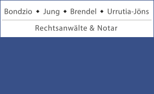Logo von Bondzio - Siegner - Jung - Brendel - Urrutia-Jöns Rechtsanwälte und Notar