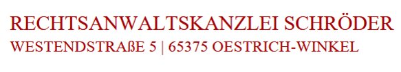 Logo von Schröder Rechtsanwaltskanzlei