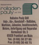 Logo von Rolladen Pauly GbR