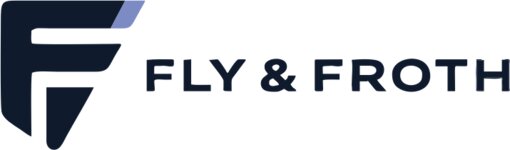 Logo von Fly & Froth – Grafik- & Webdesign