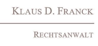 Logo von Franck Klaus D. Rechtsanwalt